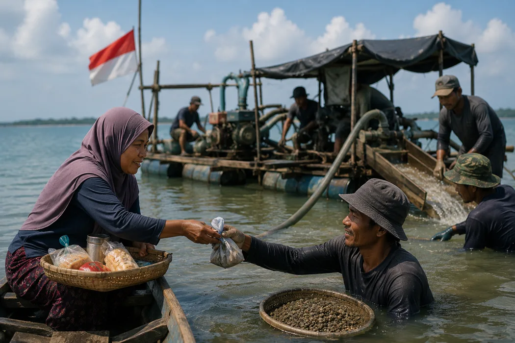 Study Highlights Women’s Role in Informal Offshore Tin Mining in Bangka