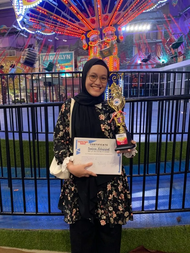Indira Khofifah Raih Juara 2 Lomba Story Telling