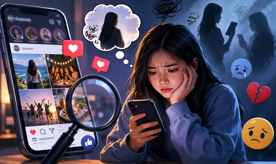 Penelitian Ungkap Dampak “Kepo” di Media Sosial terhadap Kesehatan Mental dan Relasi Sosial