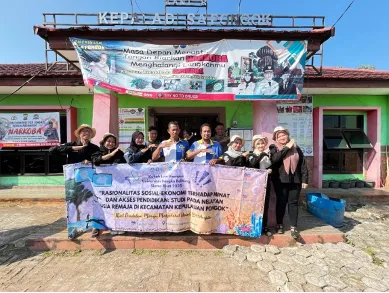 Tim KLK UBB Laksanakan Riset di Kecamatan Kepulauann Pongok