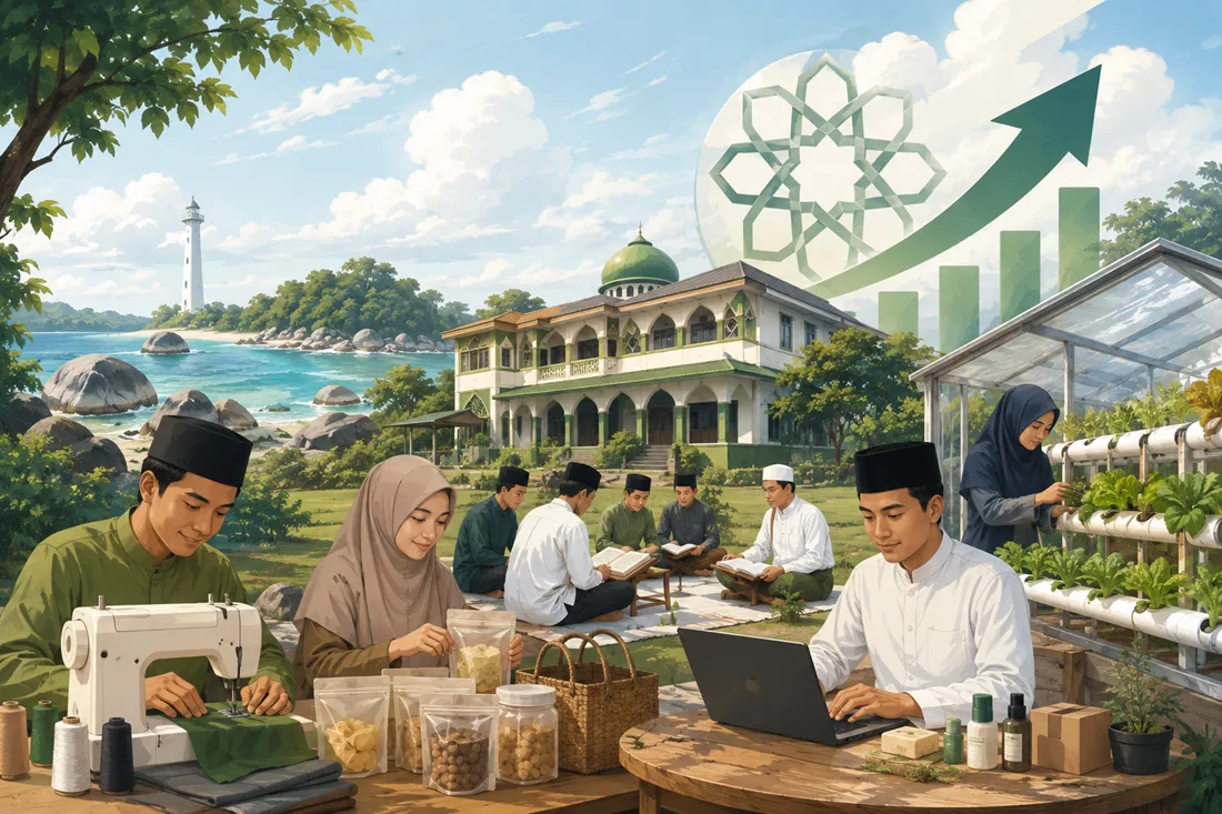 Boosting Sharia Economy: How Effective is the OPOP Program in Transforming Belitung's Pesantrens?