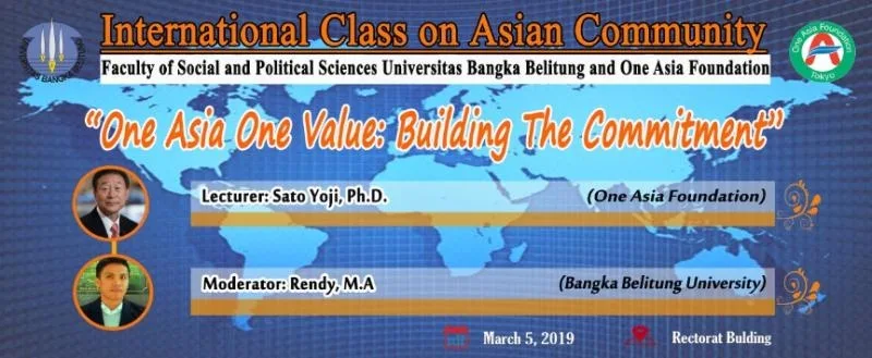 FISIP UBB Hadirkan Direktur One Asia Foundation Pada Pertemuan Ke-3 International Class on Asian Community