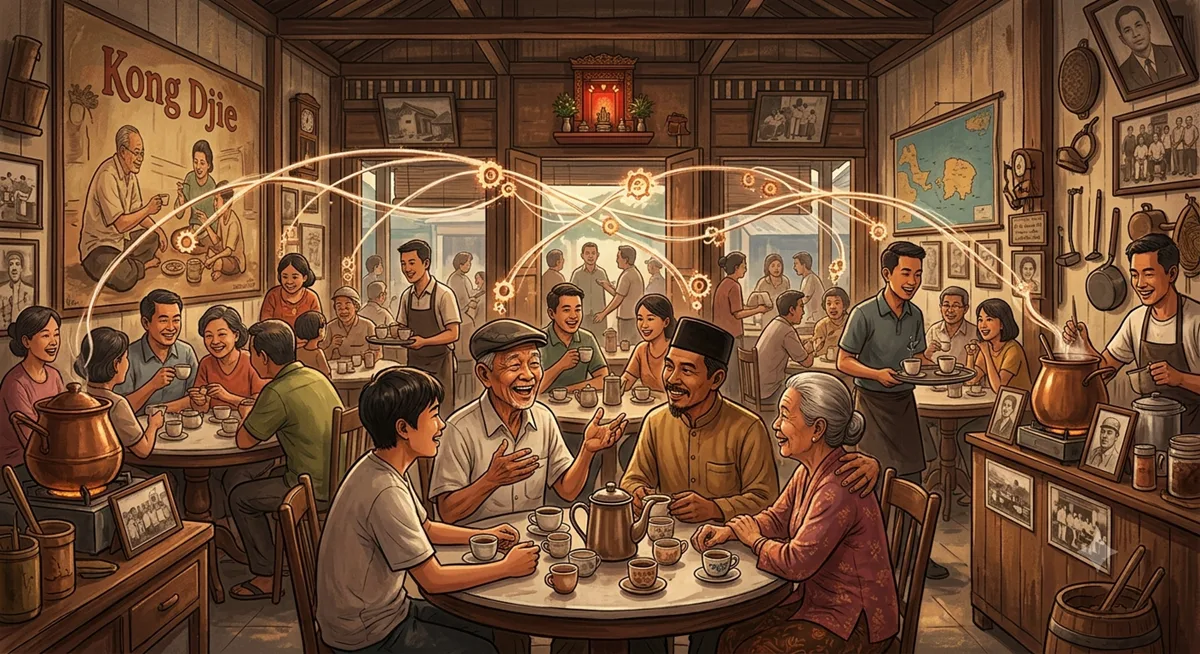 Mengintip Harmoni Multietnis di Kedai Kopi Kong Djie Belitung: Saat Canda dan Secangkir Kopi Meruntuhkan Sekat Sosial