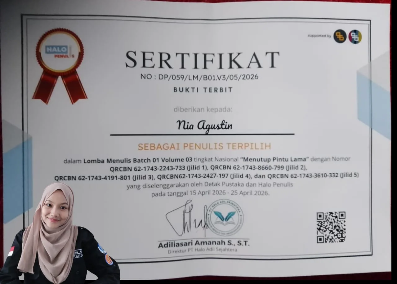 Mahasiswi Sosiologi UBB Raih Prestasi sebagai Penulis Terpilih Tingkat Nasional